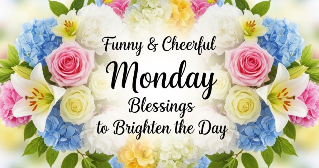 Funny & Cheerful Monday Blessings to Brighten the Day