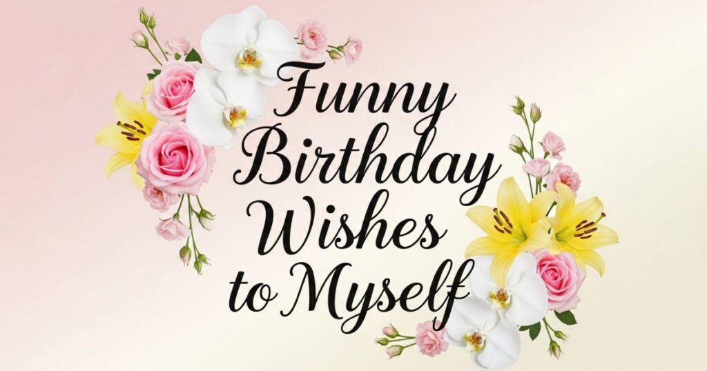 Funny Birthday Wishes to Myself