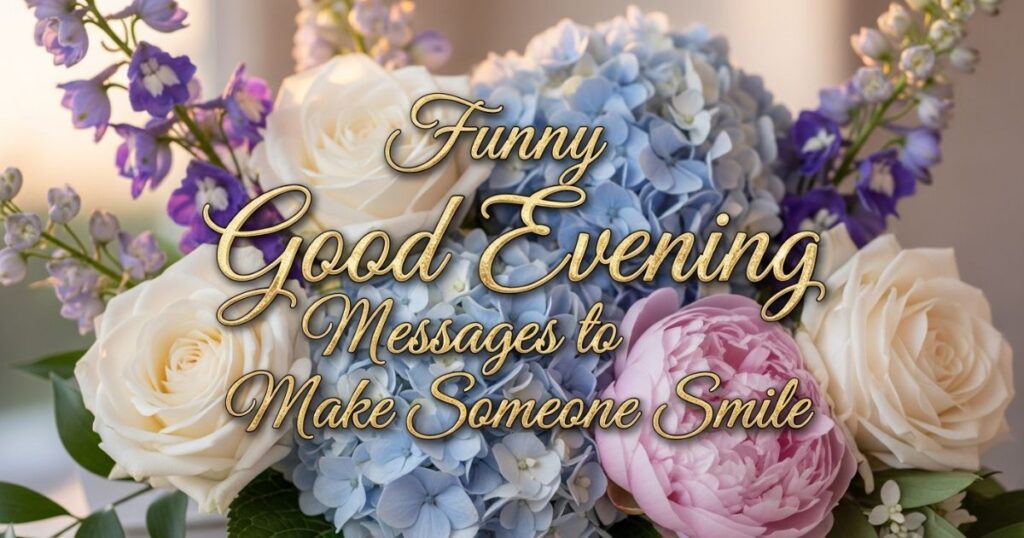 Funny Good Evening Messages to Make Someone Smile