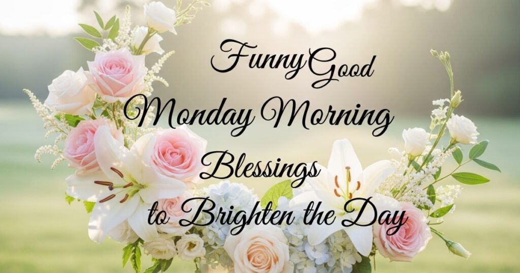 Funny Good Monday Morning Blessings to Brighten the Day