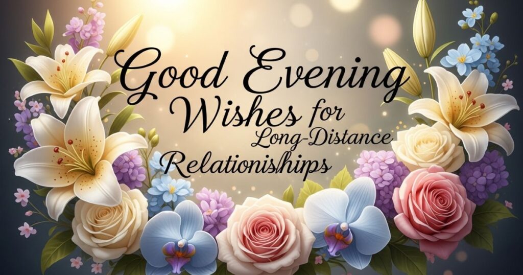 Good Evening Wishes for Long-Distance Relationships