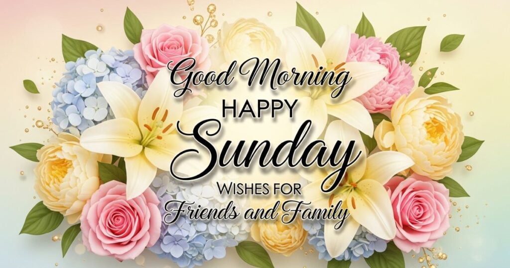 Good Morning Happy Sunday Wishes for Friends and Family
