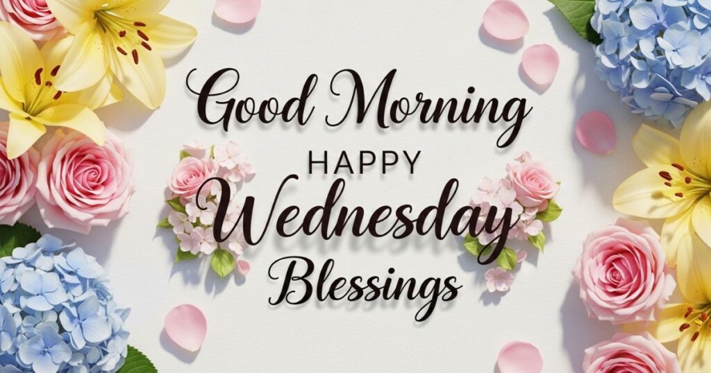 Good Morning Happy Wednesday Blessings