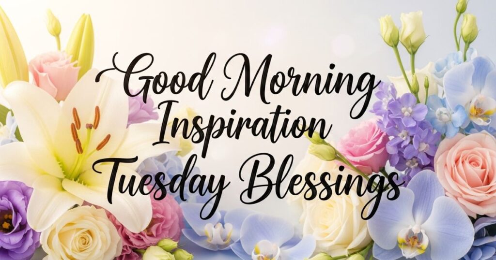 Good Morning Inspiration Tuesday Blessings