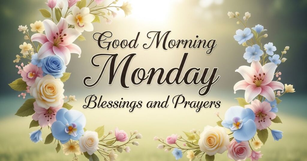 Good Morning Monday Blessings and Prayers