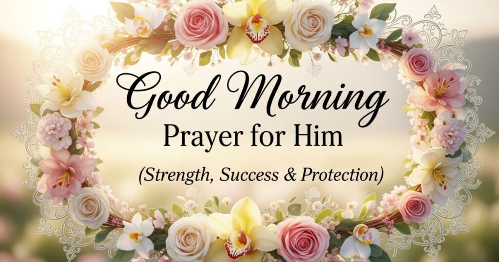 Good Morning Prayer for Him (Strength, Success & Protection)