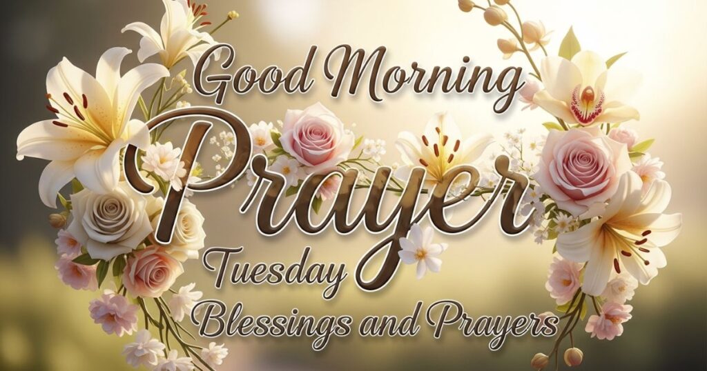 Good Morning Prayer Tuesday Blessings and Prayers
