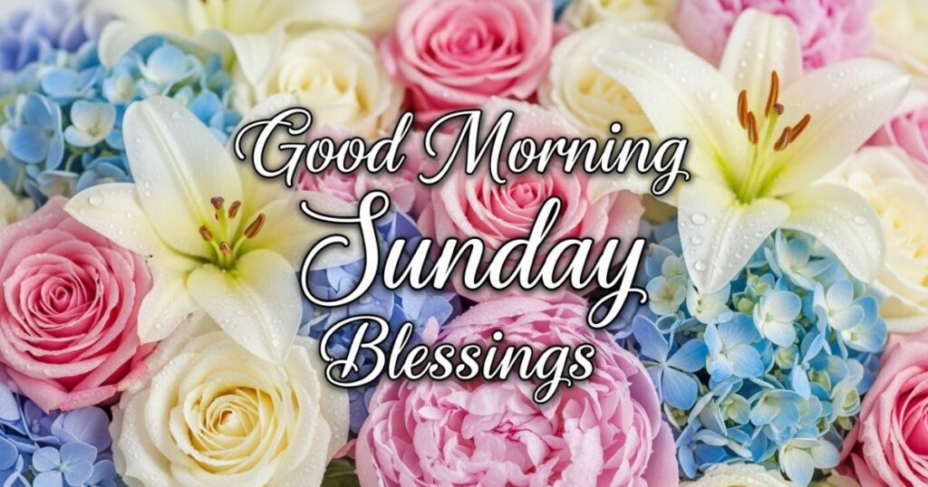 Good Morning Sunday Blessings