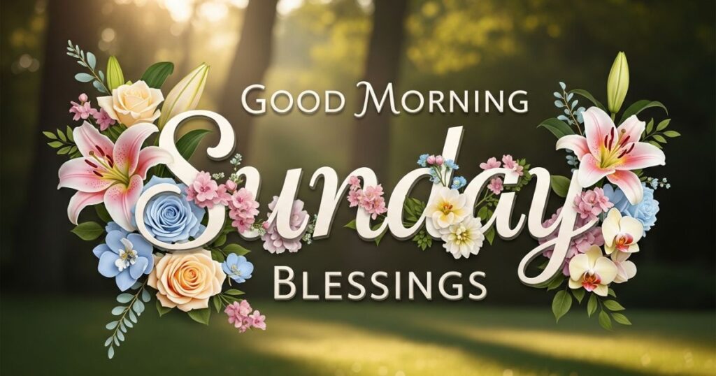Good Morning Sunday Blessings