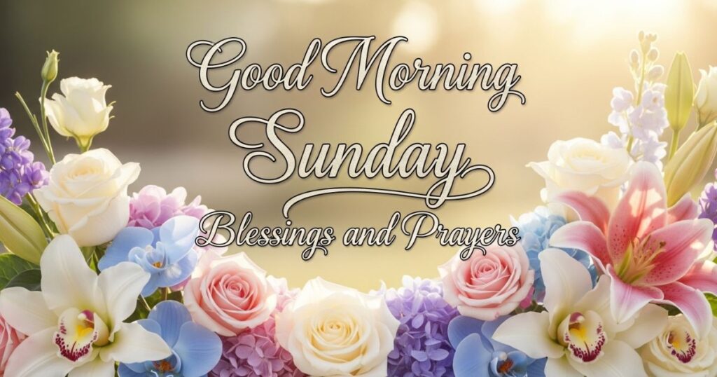 Good Morning Sunday Blessings and Prayers