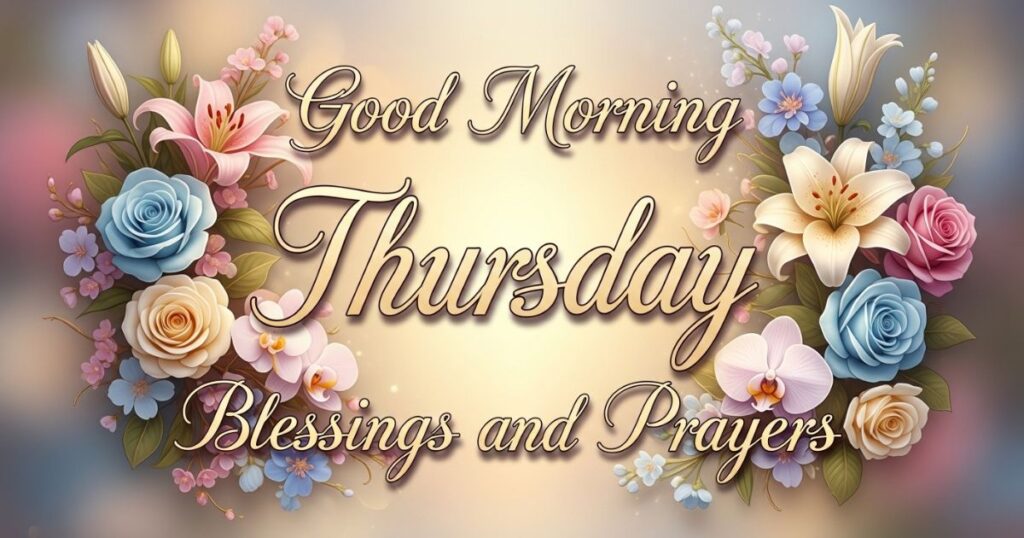 Good Morning Thursday Blessings and Prayers