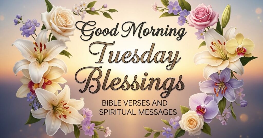 Good Morning Tuesday Blessings Bible Verses and Spiritual Messages