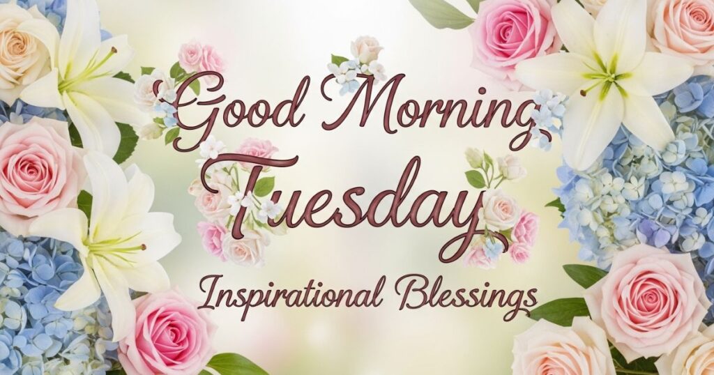 Good Morning Tuesday Inspirational Blessings