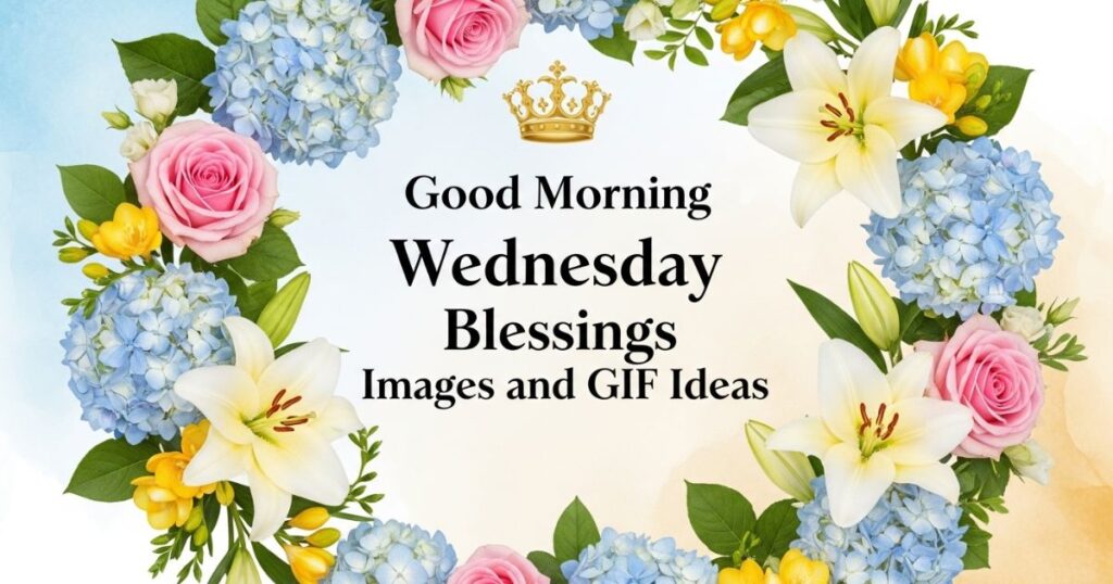 Good Morning Wednesday Blessings Images and GIF Ideas