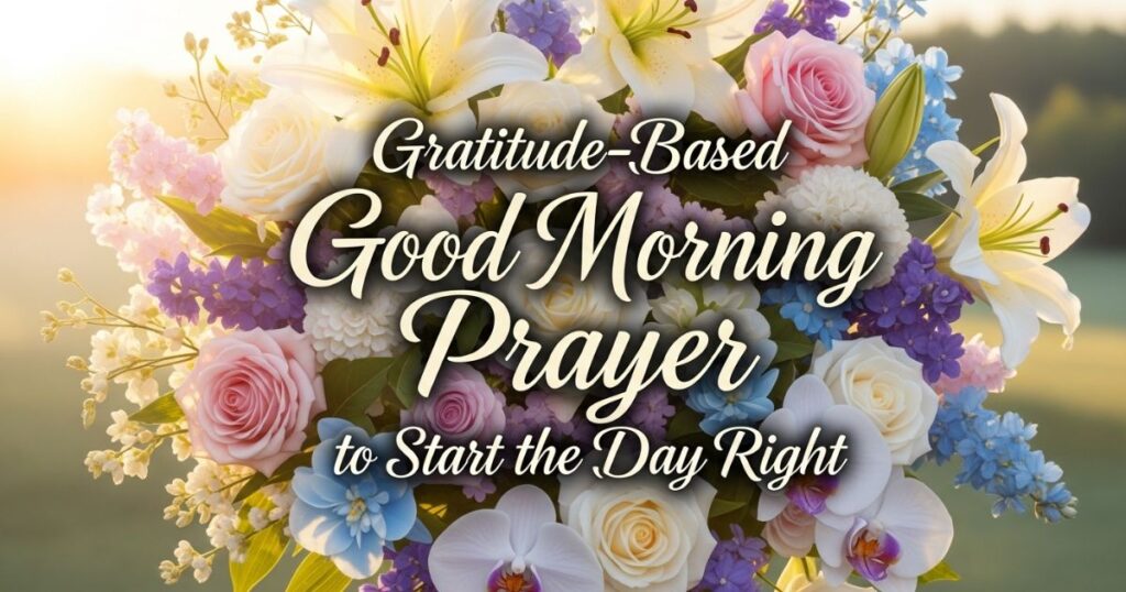 Gratitude-Based Good Morning Prayer to Start the Day Right