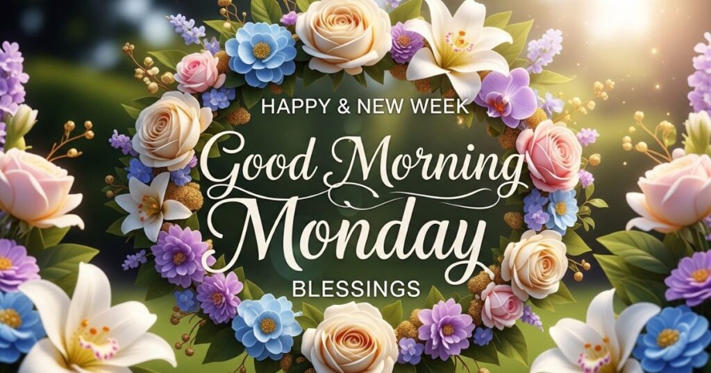 Happy & New Week Good Morning Monday Blessings