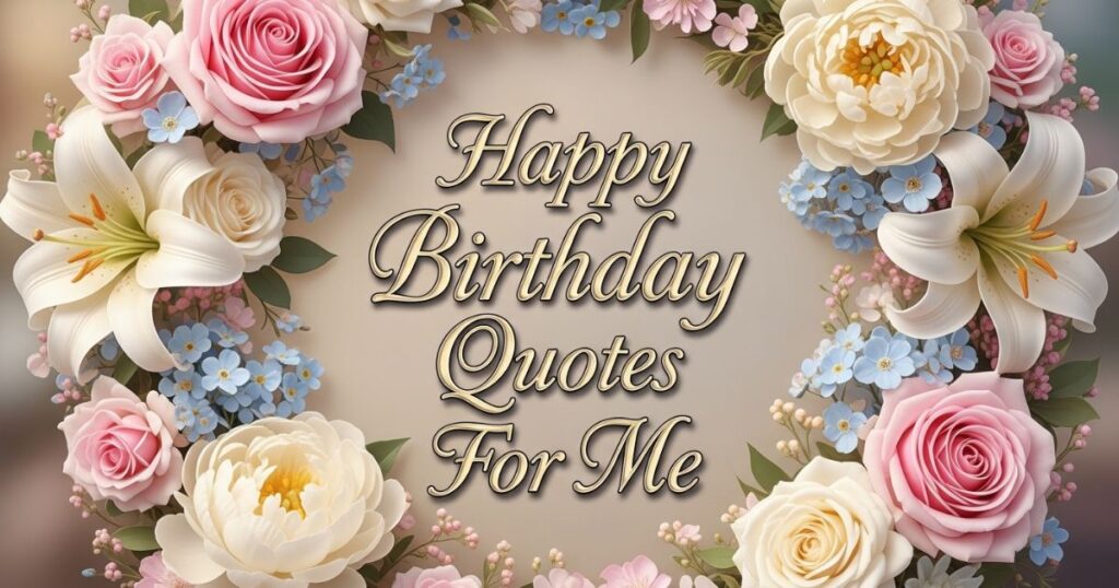 Happy Birthday Quotes For Me