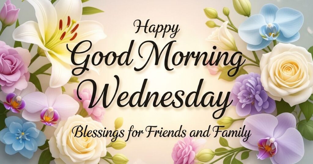 Happy Good Morning Wednesday Blessings for Friends and Family