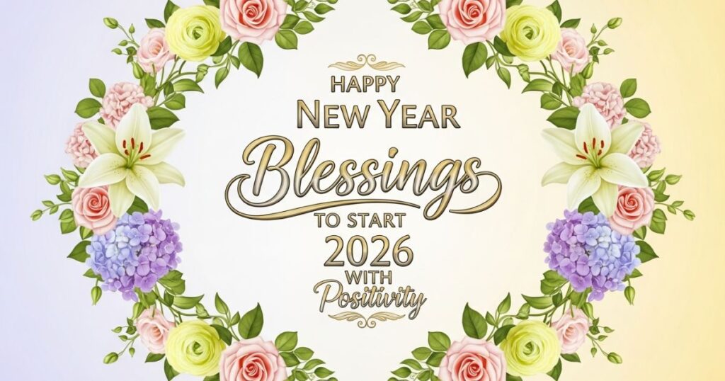 Happy New Year Blessings to Start 2026 with Positivity
