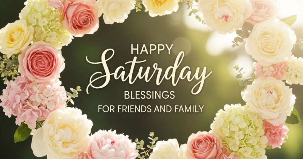 Happy Saturday Blessings for Friends and Family