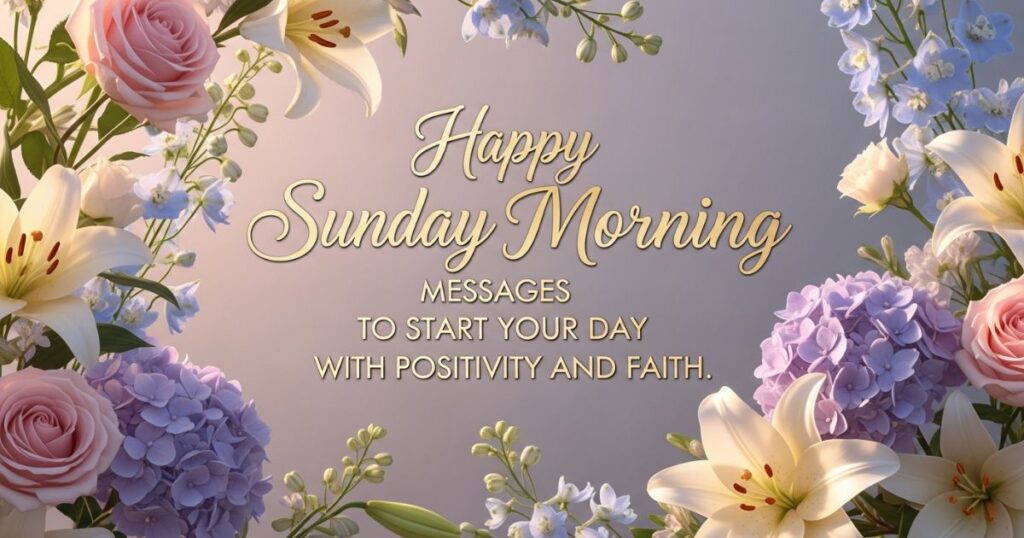Happy Sunday Morning Messages to Start Your Day with Positivity and Faith