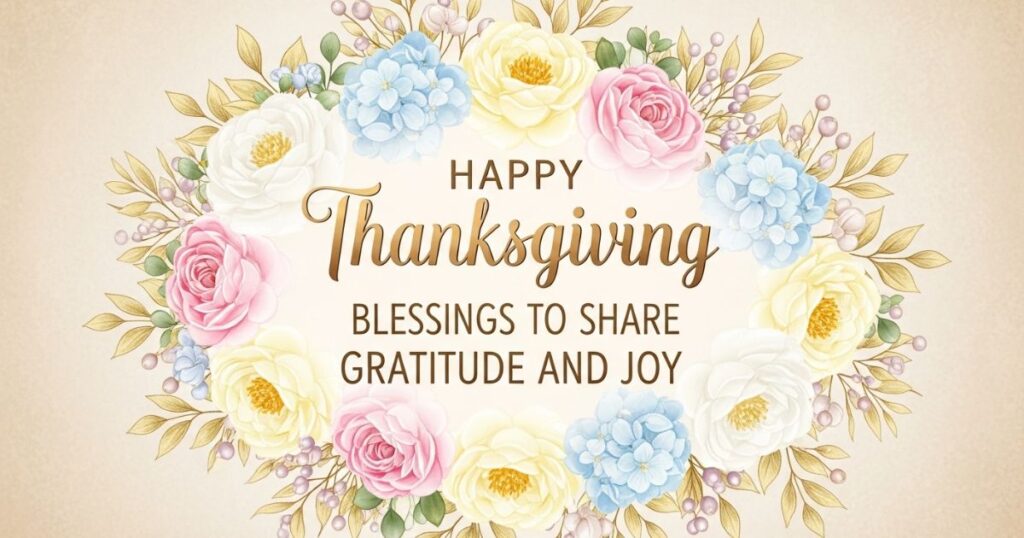 Happy Thanksgiving Blessings to Share Gratitude and Joy