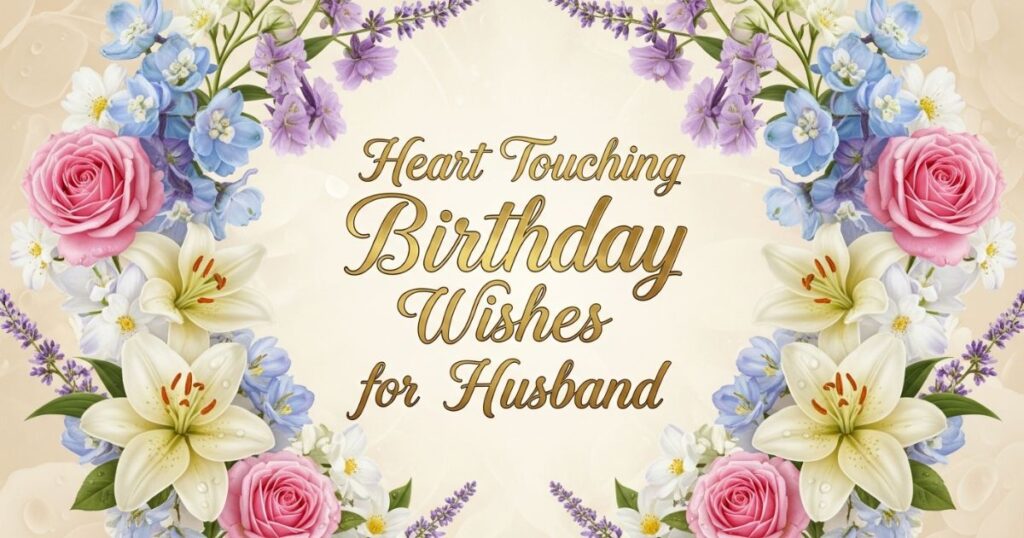 Heart Touching Birthday Wishes for Husband