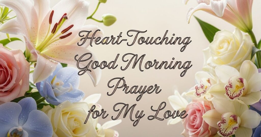 Heart-Touching Good Morning Prayer for My Love