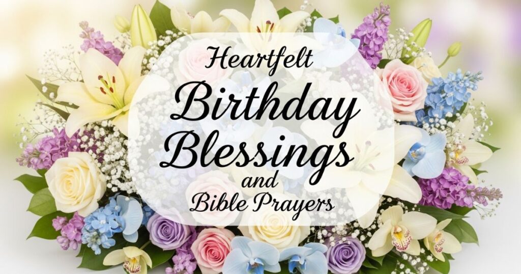 Heartfelt Birthday Blessings and Bible Prayers
