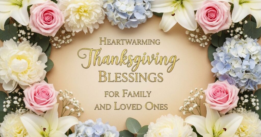 Heartwarming Thanksgiving Blessings for Family and Loved Ones