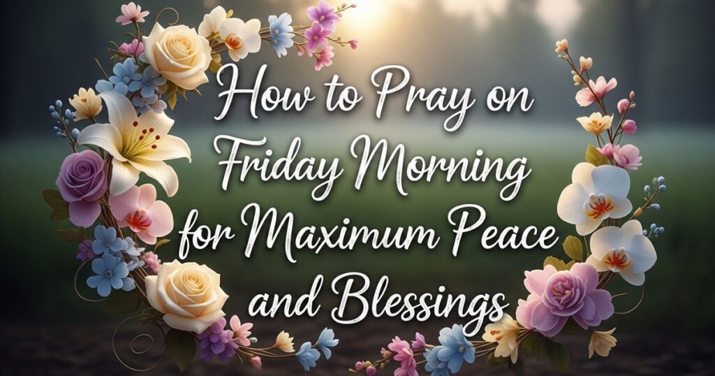 How to Pray on Friday Morning for Maximum Peace and Blessings