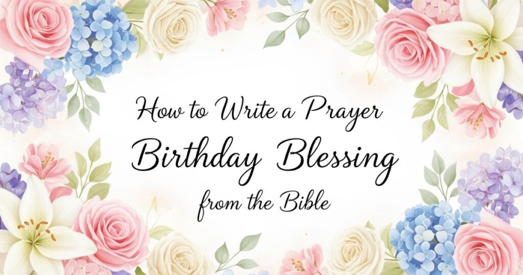How to Write a Prayer Birthday Blessing from the Bible