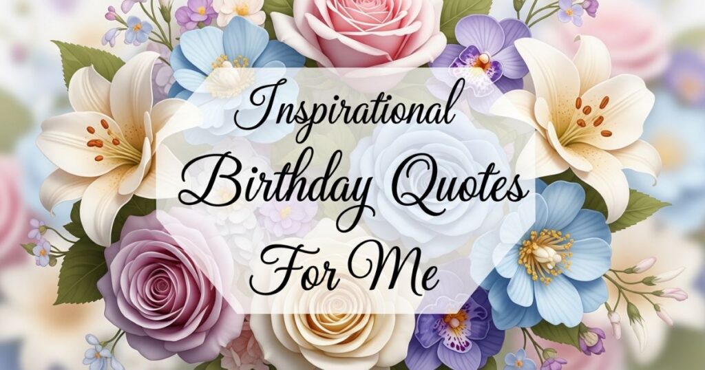 Inspirational Birthday Quotes For Me