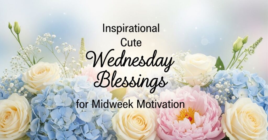 Inspirational Cute Wednesday Blessings for Midweek Motivation
