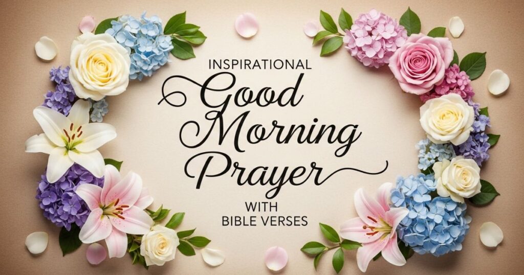 Inspirational Good Morning Prayer with Bible Verses