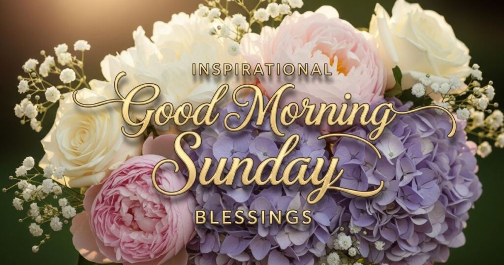 Inspirational Good Morning Sunday Blessings