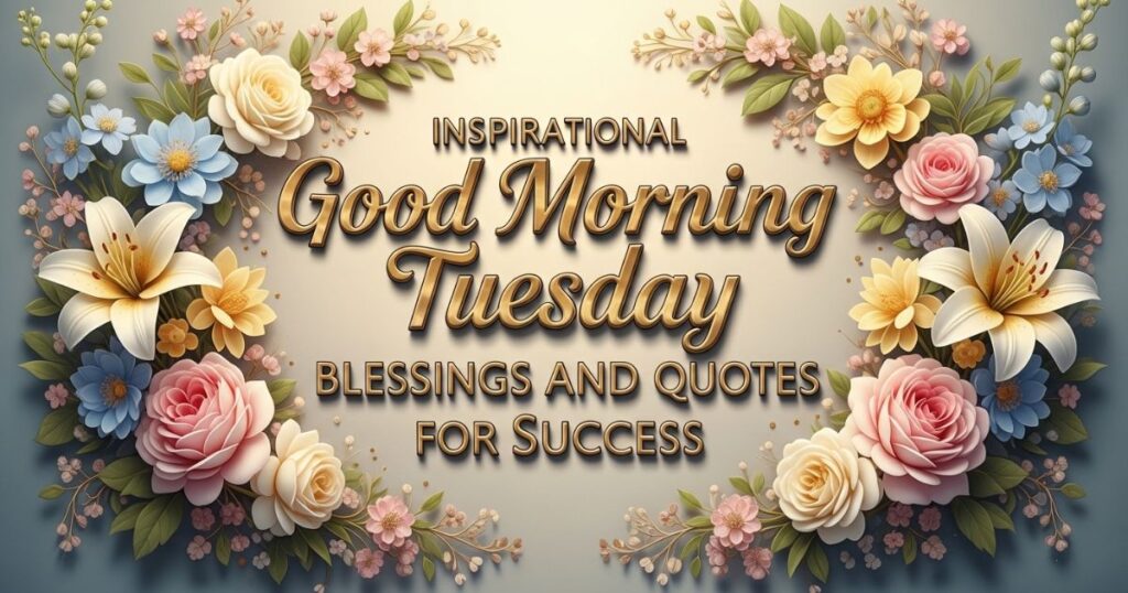 Inspirational Good Morning Tuesday Blessings and Quotes for Success