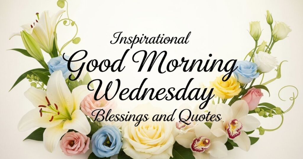 Inspirational Good Morning Wednesday Blessings and Quotes