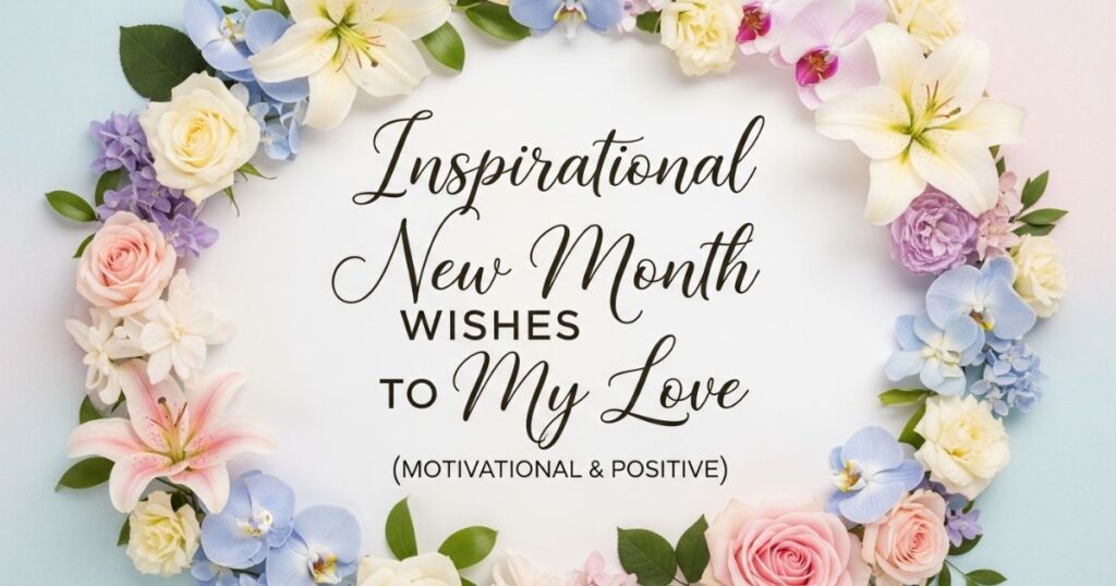 Inspirational New Month Wishes to My Love (Motivational & Positive)