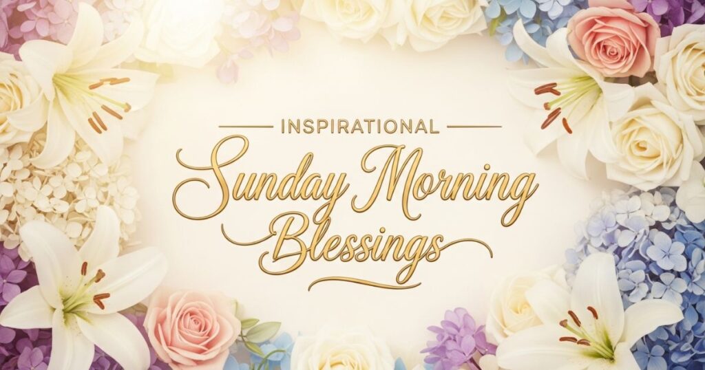 Inspirational Sunday Morning Blessings