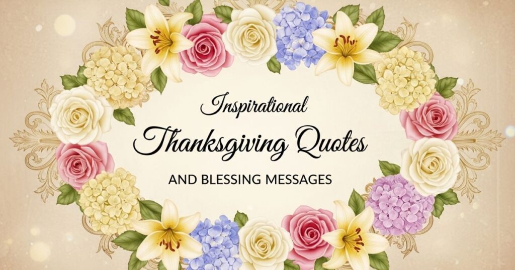 Inspirational Thanksgiving Quotes and Blessing Messages