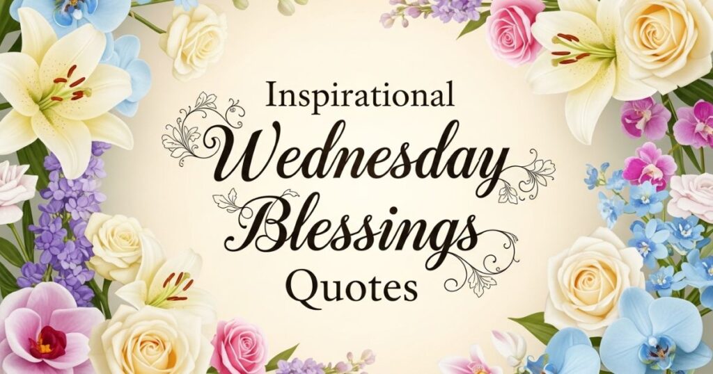 Inspirational Wednesday Blessings Quotes
