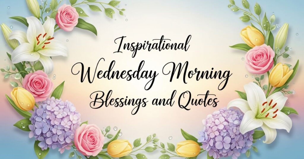 Inspirational Wednesday Morning Blessings and Quotes
