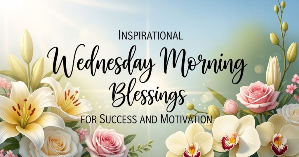 Inspirational Wednesday Morning Blessings for Success and Motivation