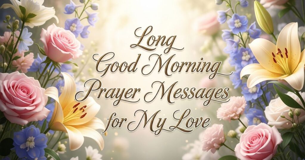 Long Good Morning Prayer Messages for My Love