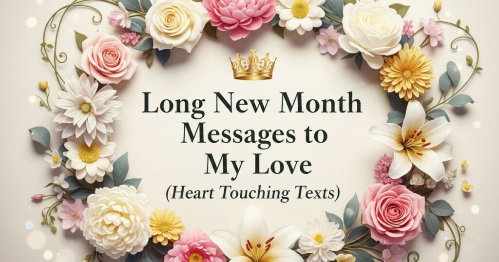 Long New Month Messages to My Love (Heart Touching Texts)