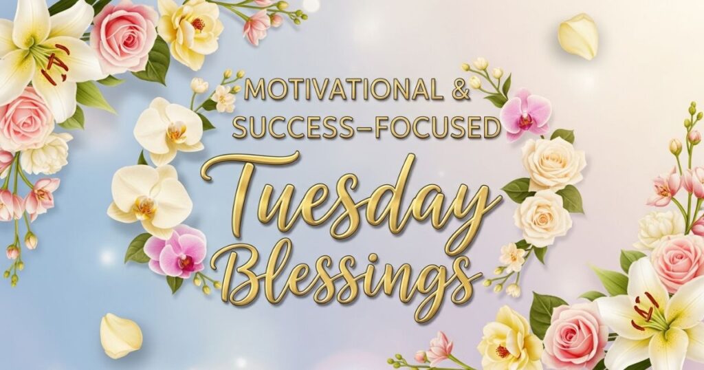 Motivational & Success-Focused Tuesday Blessings