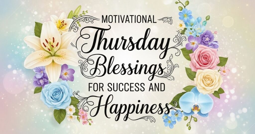 Motivational Thursday Blessings for Success and Happiness