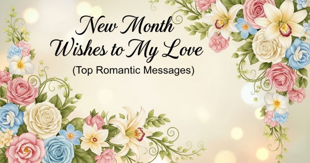 New Month Wishes to My Love (Top Romantic Messages)