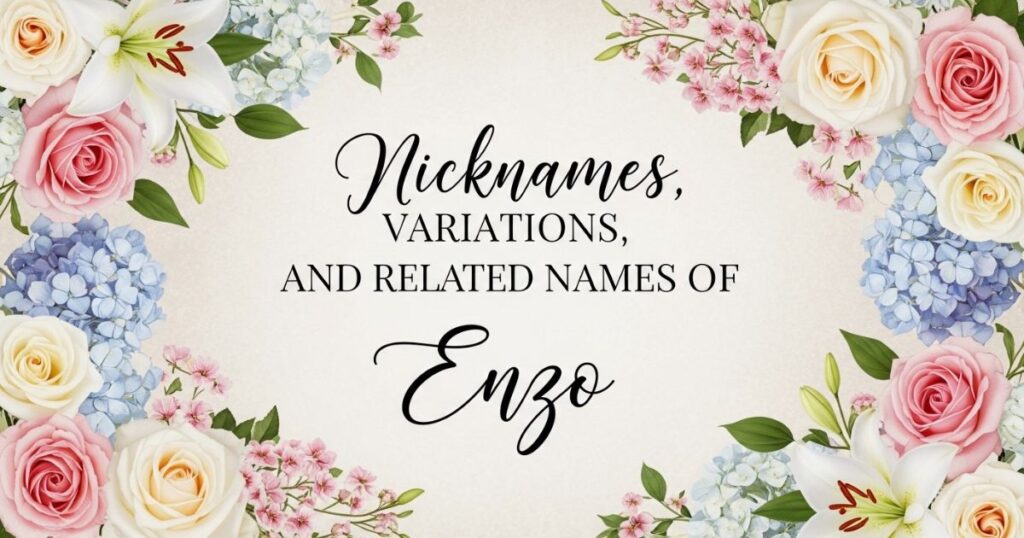 Nicknames, Variations, and Related Names of Enzo